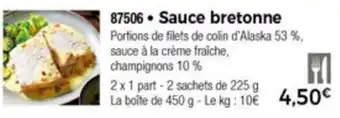 Thiriet Sauce Bretonne offre