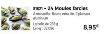 Thiriet 24 Moules Farcies offre