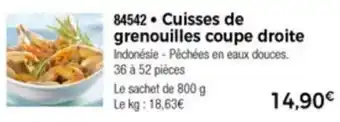 Thiriet Cuisses de Grenouilles Coupe Droite offre