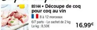 Thiriet Découpe de Coq Pour Coq Au Vin offre
