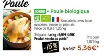 Poule biologique
