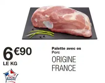 Monoprix Palette avec os Porc offre