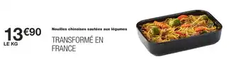 Monoprix Nouilles chinoises sautées aux légumes offre