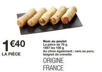 Monoprix Nem au poulet offre