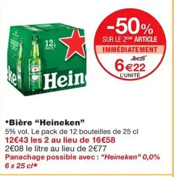 *Bière "Heineken"