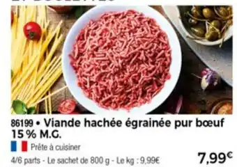 Thiriet Viande hachée égrainée pur boeuf offre