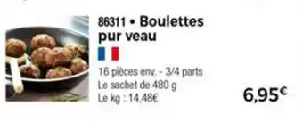 Thiriet Boulettes pur veau offre