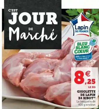 U Express Gigolette de lapin X4 ribot offre