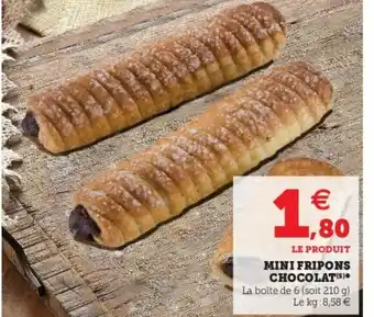 U Express Mini Fripons Chocolat offre