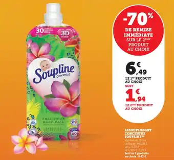 Super U ASSOUPLISSANT CONCENTRE SOUPLINE offre