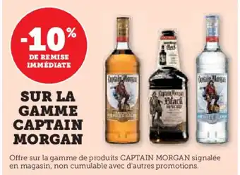 Super U SUR LA GAMME CAPTAIN MORGAN offre