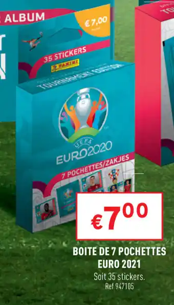 Trafic Boite de 7 Pochettes Euro 2021 offre