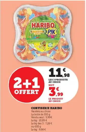 Super U CONFISERIE HARIBO offre