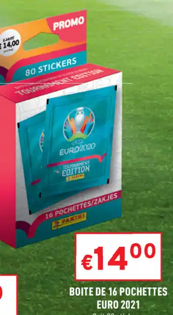Trafic Boite de 16 Pochettes Euro 2021 offre