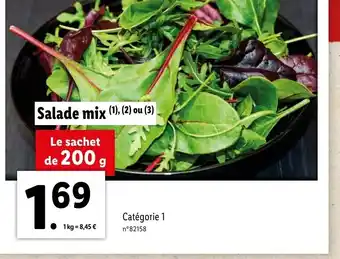 Lidl Salade Mix offre