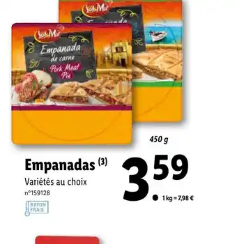 Lidl Empanadas offre
