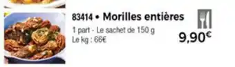Morilles Entières