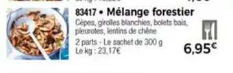 Thiriet Mèlange Forestier offre