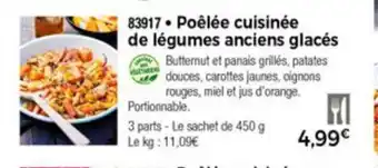 Thiriet Poèlèe Cuisinèe De Lègumes Anciens Glacès offre
