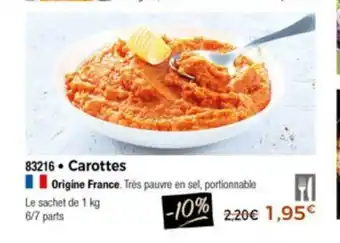 Thiriet Carottes offre