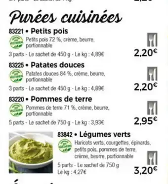 Thiriet Lègumes Verts offre