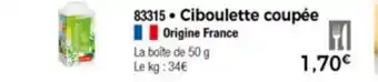 Thiriet Ciboulette Coupèe offre