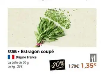 Thiriet Estragon Coupè offre