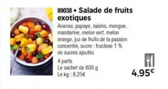 Salade De Fruits Exotiques