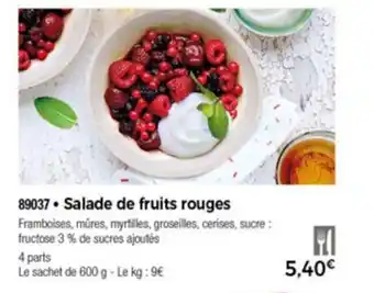 Thiriet Salade De Fruits Rouges offre