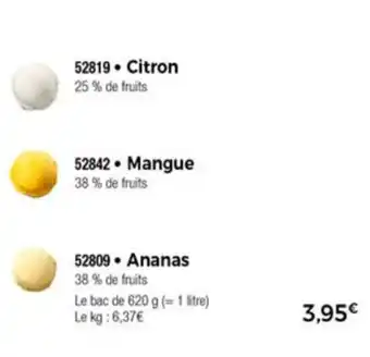 Citron /Mangue / Ananas