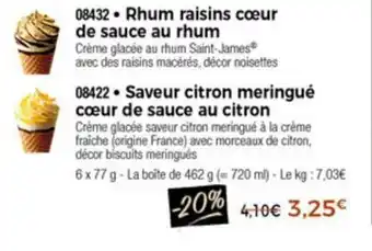 Saveur Citron Meringuè Coeur De Sauce Au Citron