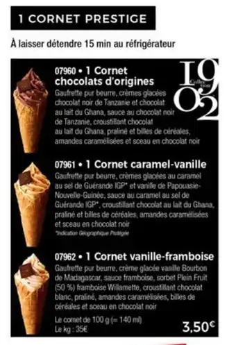 Thiriet 1 Cornet Prestige offre