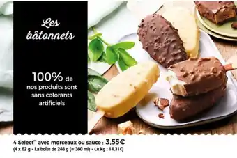 4 Select" Avec Morceaux Ou Sauce