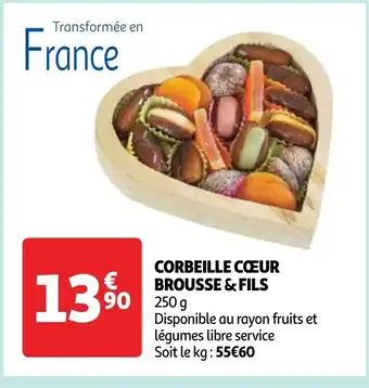 Auchan CORBEILLE CŒUR BROUSSE & FILS offre