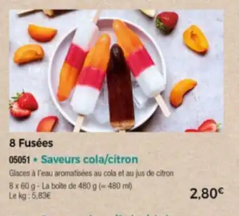 Thiriet 8 Fusèes / Saveurs Cola/Citron offre