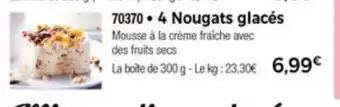 Thiriet 4 Nougats Glacès offre