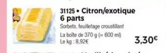 Citron/Exotique 6 Parts