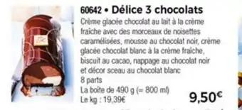 Thiriet Dèlice 3 Chocolats offre