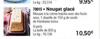 Thiriet Nougat Glacè offre