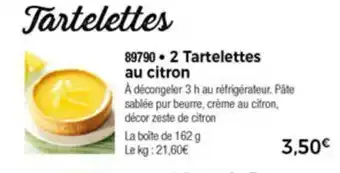 2 Tartelettes Au Citron