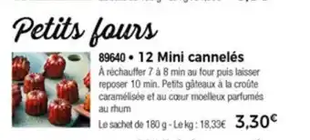 Thiriet 12 Mini Cannelès offre