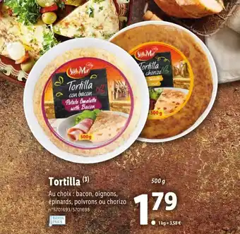 Lidl Tortilla offre