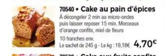 Cake Au Pain D'èpices