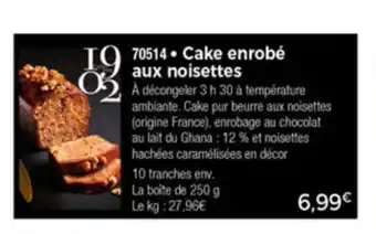 Thiriet Cake Enrobè Aux Noisettes offre