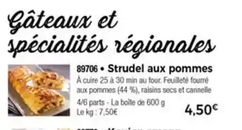 Thiriet Strudel Aux Pommes offre