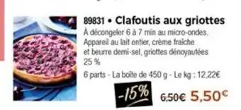 Thiriet Clafoutis Aux Griottes offre