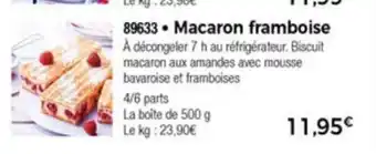 Thiriet Macaron Framboise offre