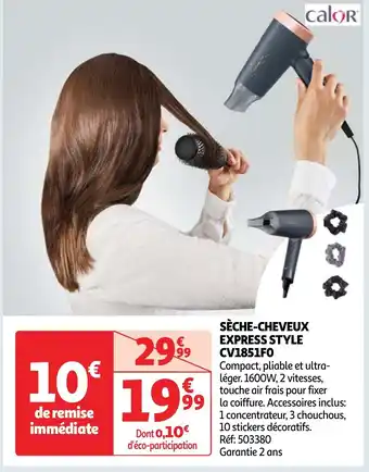 SÈCHE-CHEVEUX EXPRESS STYLE CV1851FO