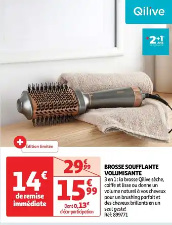 Auchan BROSSE SOUFFLANTE VOLUMISANTE offre
