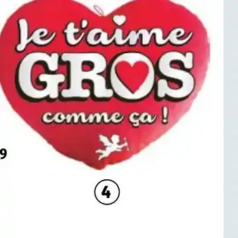 Auchan Coussin Coeur XXL: offre